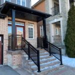 tinted black glass railing toronto