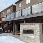 brown glass railing toronto